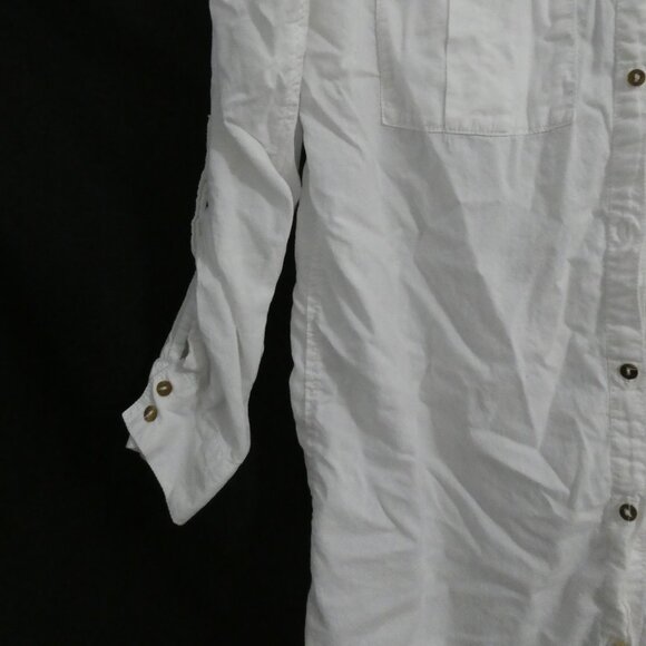 L.O.G.G. By H&M size 4 Classic White Long Sleeve Shirt With Chest Pockets - Picture 6 of 16